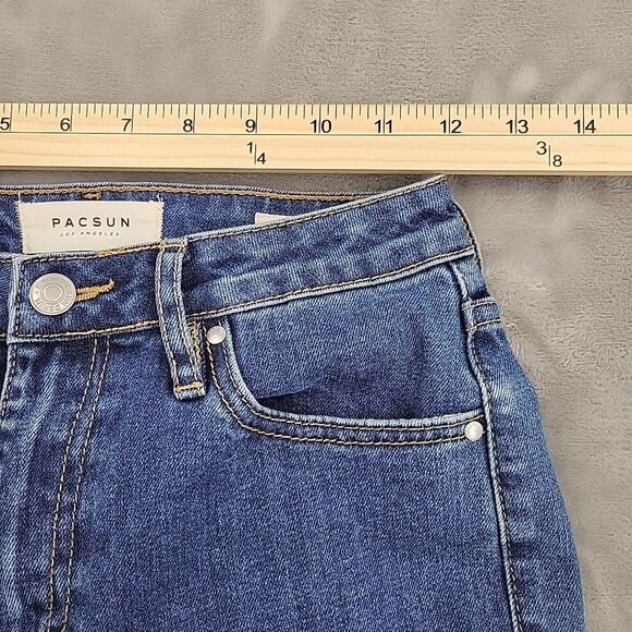 Pacsun Womens Mom Ankle Jeans Size 25x25 Tapered Leg High Rise - Picture 9 of 12